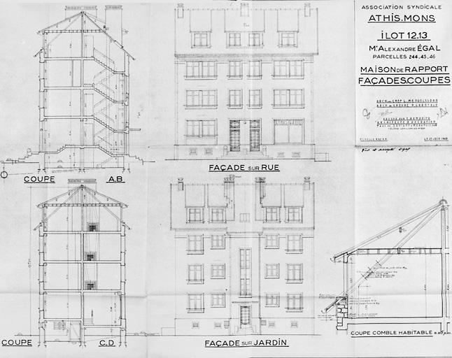 lotissement concerté de l'association syndicale de reconstruction de l'Ouest du Val-d'Athis