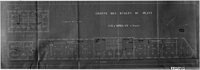 Ecole maternelle dite école de garçons et Filles du Plant Champigny