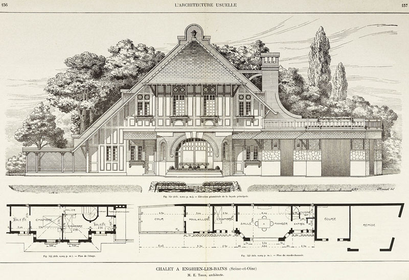 maison dite chalet, localisation inconnue