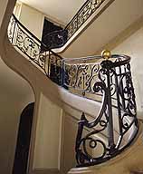 rampe d'appui, escalier de la maison à porte cochère dite hôtel de Villequier (non étudié)