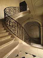 rampe d'appui, escalier de la maison à porte cochère dite hôtel Le Lièvre de La Grange