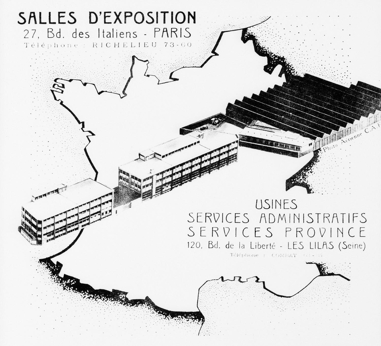 Usine de meubles de la Compagnie du Ronéo, actuellement immeuble de bureaux