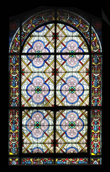 Ensemble de 14 verrières - Chapelle Saint-Cœur de Marie (Augustines du Saint-Cœur de Marie)