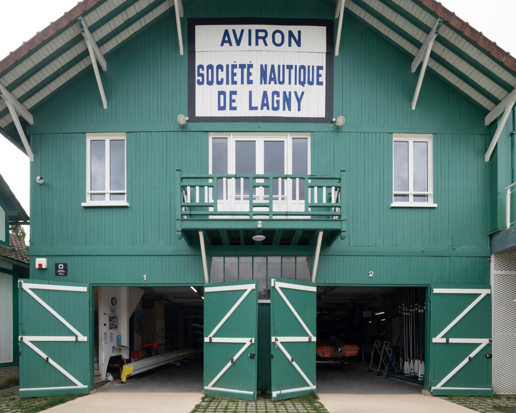 Garage à bateaux et maison de gardien de la Société nautique de Lagny