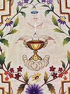 chasuble aux colombes