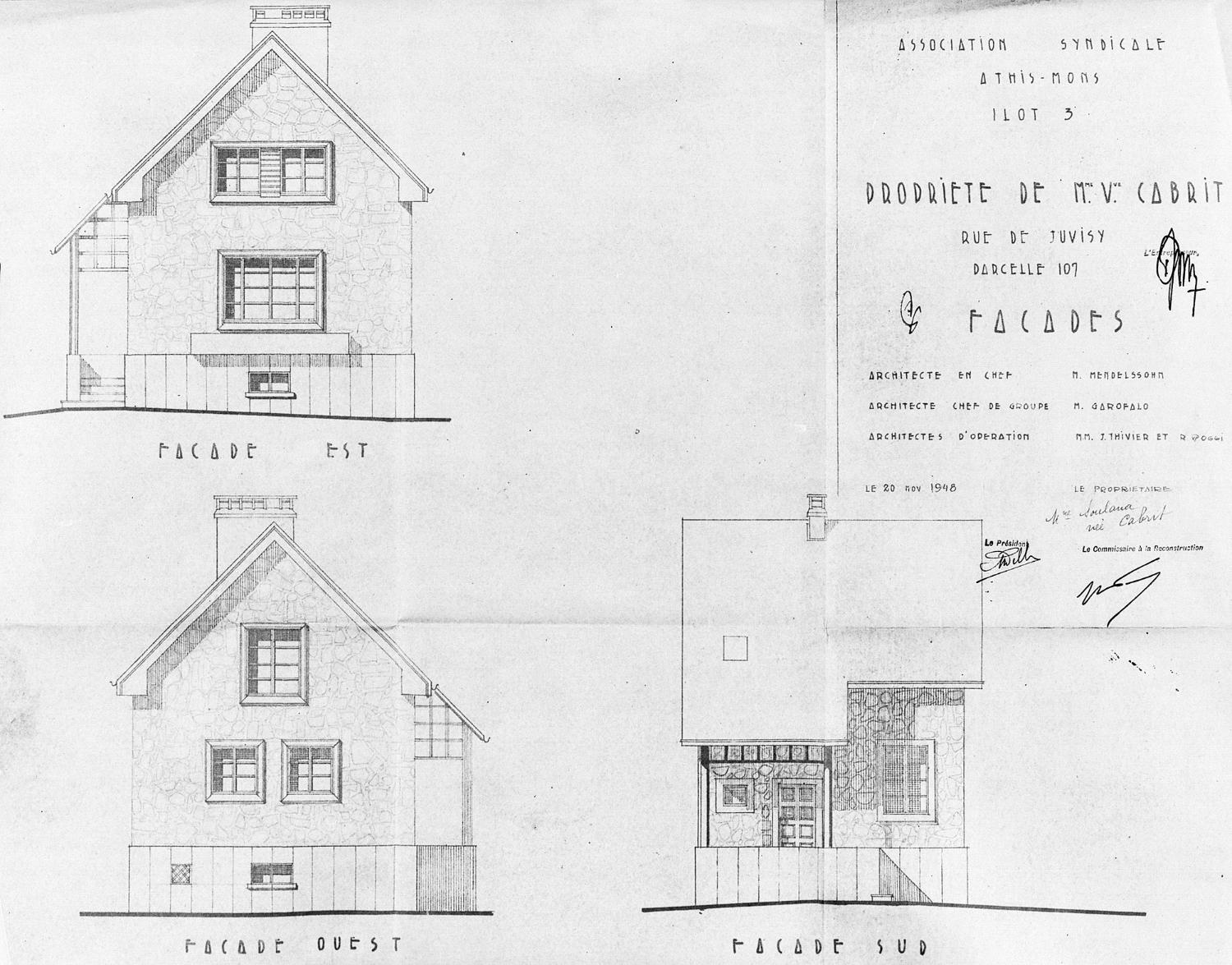 lotissement concerté de l'association syndicale de reconstruction de l'Ouest du Val-d'Athis