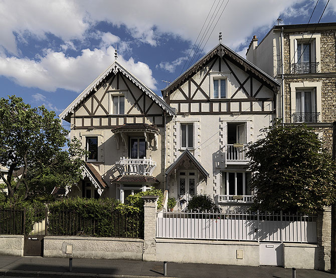 Les maisons et immeubles d'Enghien-les-Bains
