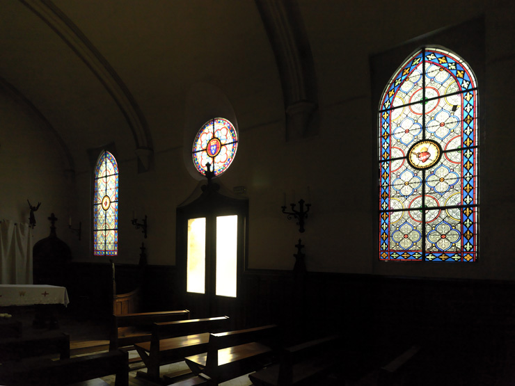 Ensemble de 3 verrières - Chapelle de l'Accueil Louise de Marillac (Filles de la Charité de Saint-Vincent-de-Paul)