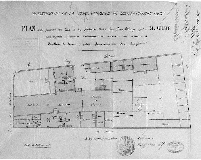 Usine de produits chimiques et de produits pharmaceutiques Juhle, puis Juhle frères et Latour, puis Anex Enzybio, puis entrepôt commercial (détruit après inventaire)