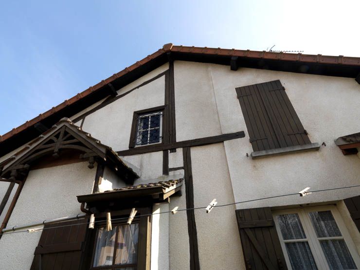 Héricy - atelier de charpentier Canteau, actuellement logement