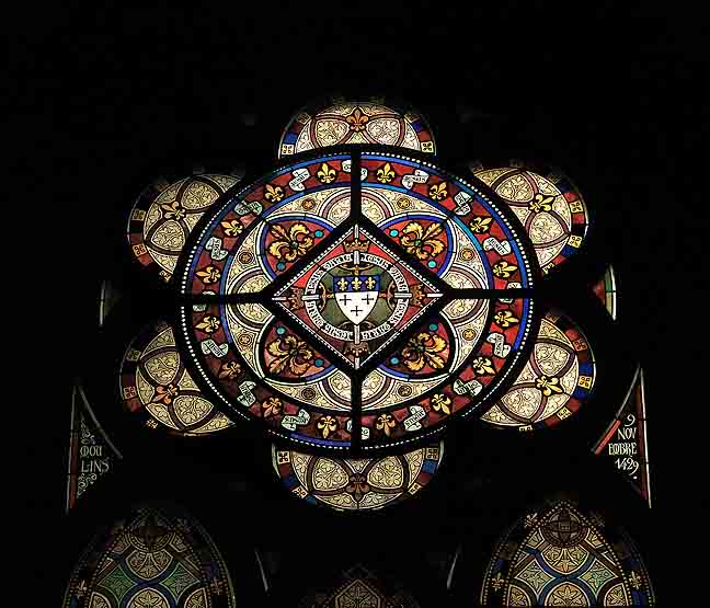 Ensemble de 23 verrières - Chapelle Sainte-Jeanne-d'Arc (Franciscaines missionnaires de Marie)