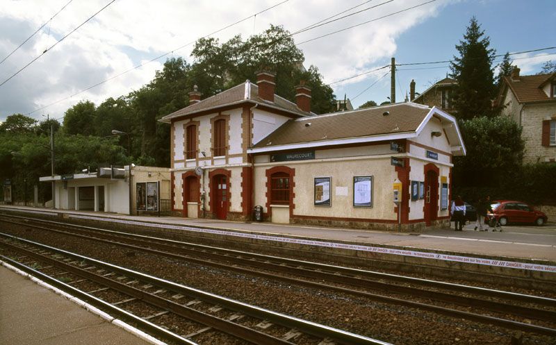 voie ferrée de la ligne Argenteuil-Mantes