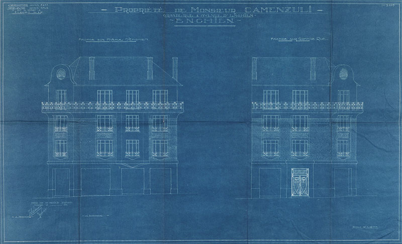 Les maisons et immeubles d'Enghien-les-Bains