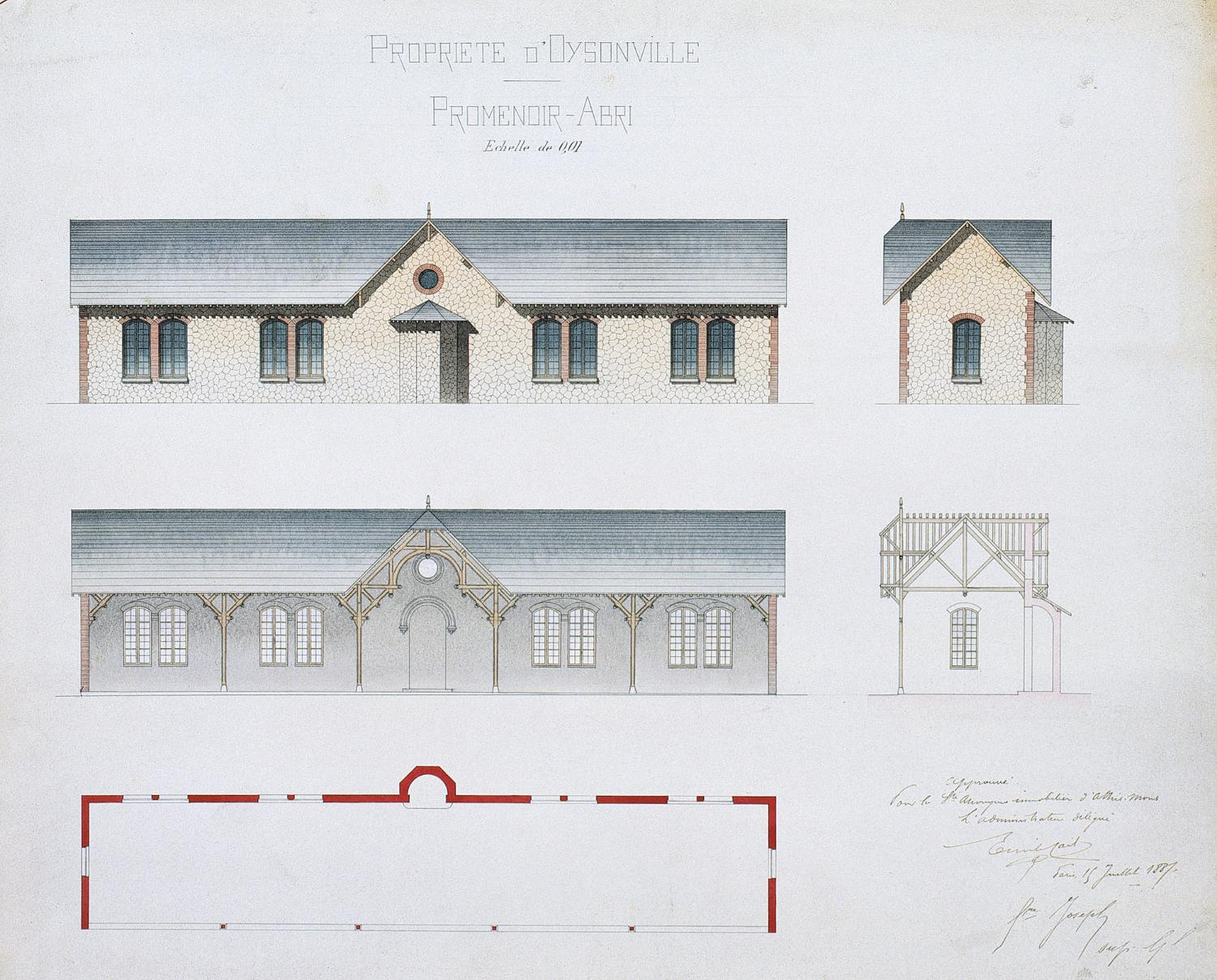 Château d'Ozonville, actuellement maison de retraite des frères des écoles chrétiennes