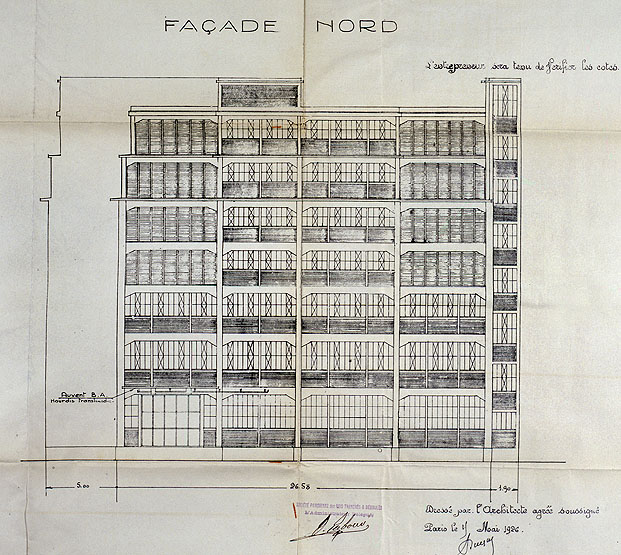 Scierie Cavillet, puis usine de bois de placage Société parisienne de bois tranché et déroulé, puis Société parisienne de tranchage et déroulage, puis société Maréchaux, puis entrepôt commercial (détruit après inventaire)