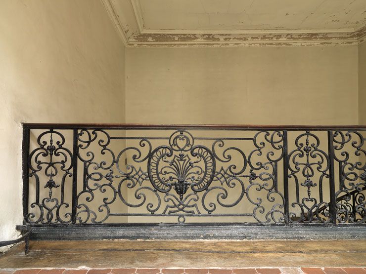 rampe d'appui, escalier de la maison à porte cochère dite Hôtel de Vins puis hôtel Dupin (non étudié)