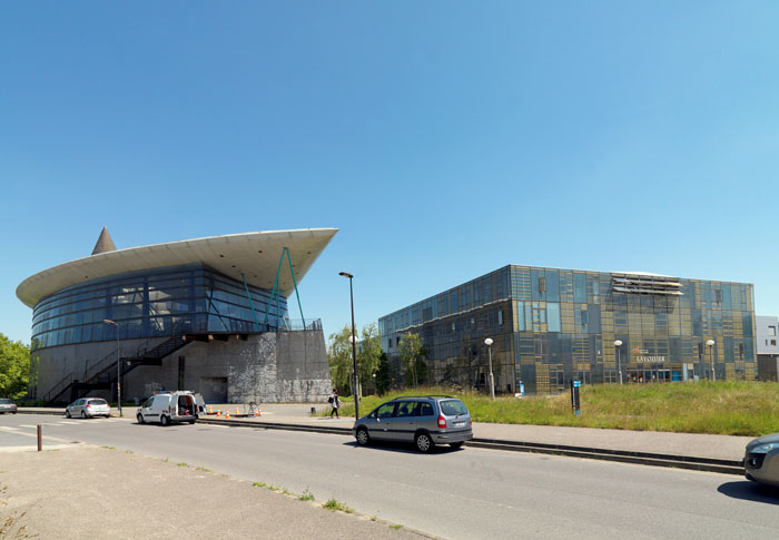 université de Marne-la-Vallée : bâtiments Rabelais et Lavoisier