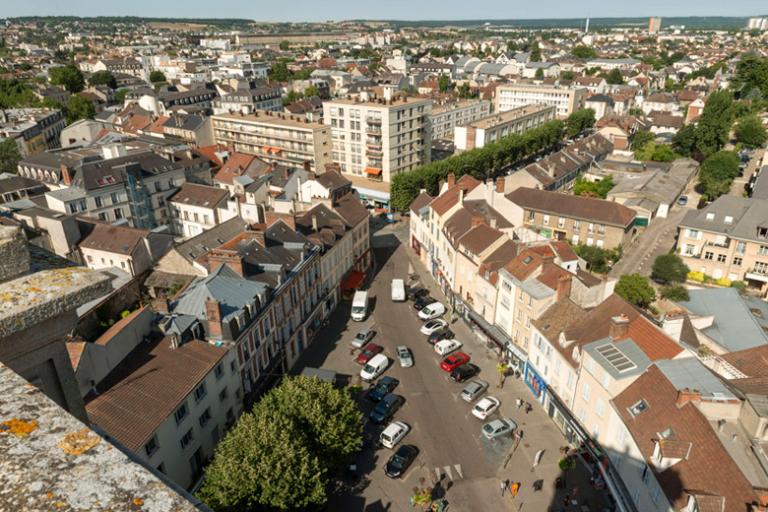 La ville de Mantes-la-Jolie