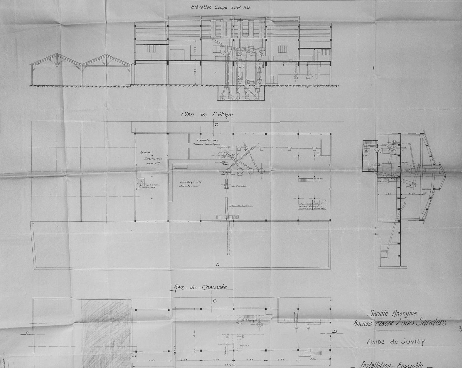 usine de produits pour l'alimentation animale dite Ancienne maison Louis Sanders, actuellement Centre de recherches et de contrôles biologiques (CRCB)