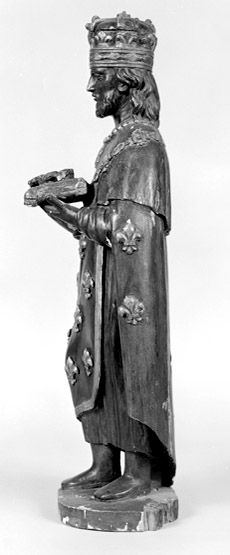 statue (statuette) : saint Louis