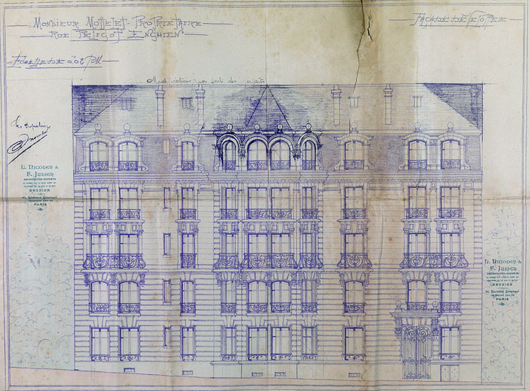 Les maisons et immeubles d'Enghien-les-Bains