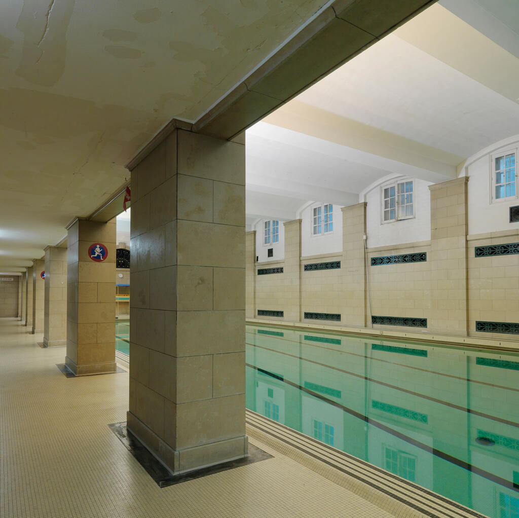 Piscine de la Cité internationale universitaire de Paris et salle de boxe, actuellement salle de musculation