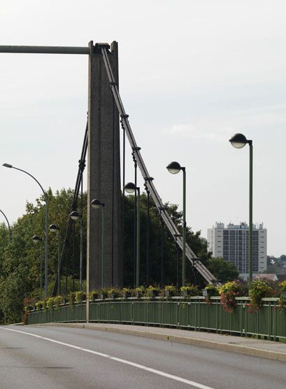 pont routier dit pont suspendu de Triel