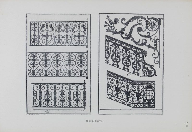 dossier de synthèse sur les escaliers, rampes d'appui et départs de rampe d'appui