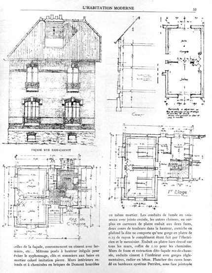 maisons, immeubles