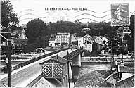Vue prise de la rive droite (entre 1872 et 1937). Carte postale. (AD Val-de-Marne)