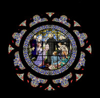Ensemble de 13 verrières - Chapelle Saint-Jean-de-Dieu (Frères hospitaliers de Saint-Jean-de-Dieu)