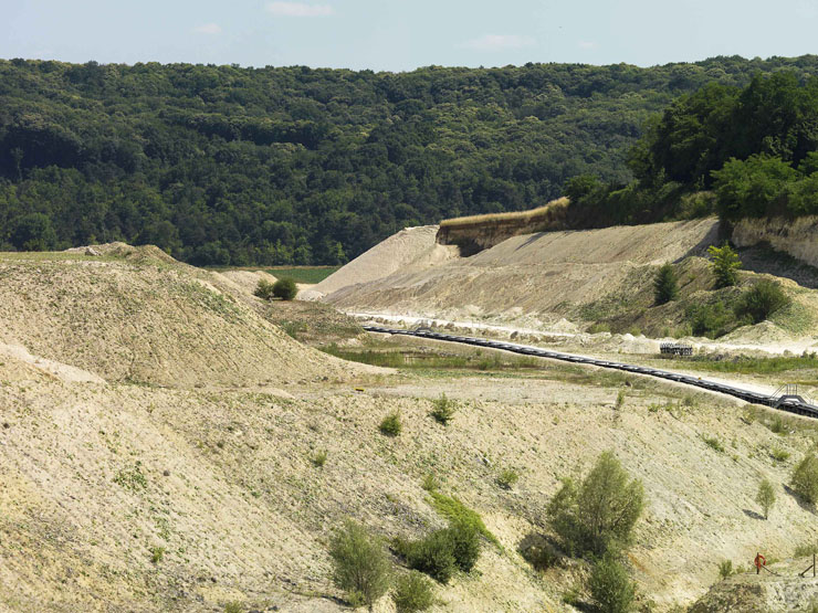 Écuelles - Carrière de Charmoy, puis carrière de calcaire industriel Piketty frères