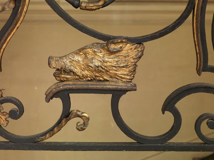 rampe d'appui, escalier de l' hôtel d'Ecquevilly ou du Grand Veneur (non étudié)
