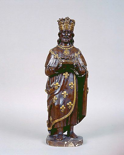 statue (statuette) : saint Louis