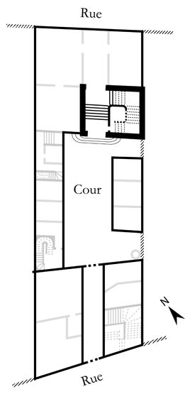 rampe d'appui, escalier de l' hôtel Dodun (non étudié)