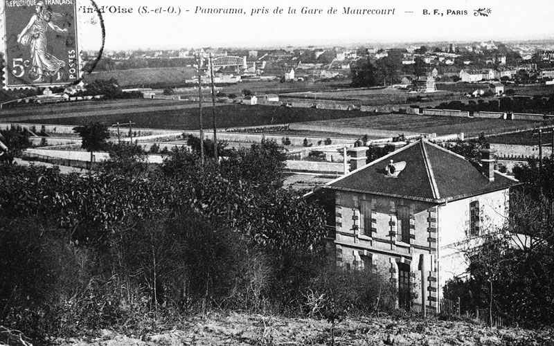 voie ferrée de la ligne Argenteuil-Mantes