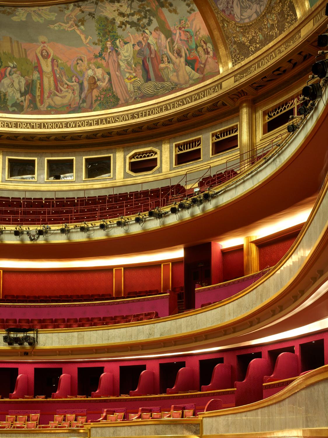 Théâtre des Champs-Elysées, architectes Auguste et Gustave Perret, 1913.