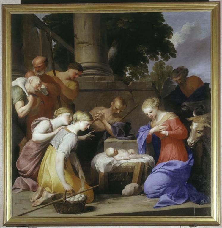 tableau : Adoration des bergers