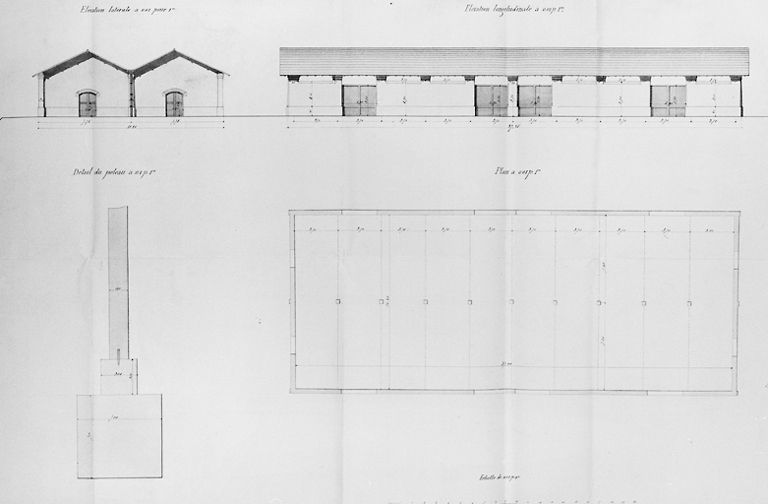 entrepôt public, dit magasins généraux, et bureau central de l'octroi