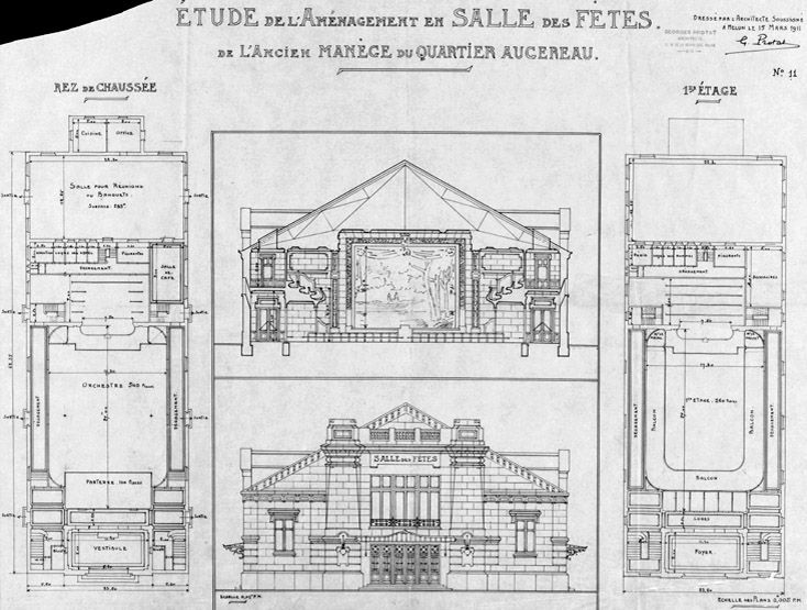 manège, puis salle des fêtes