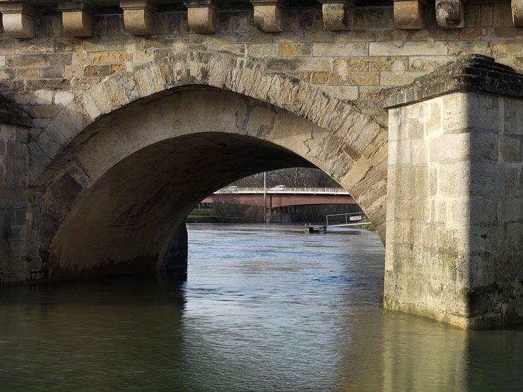 pont routier dit Petit Pont de Meulan ou Pont aux Perches