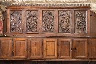 Panneaux de chaire à prêcher ; Armoire de sacristie