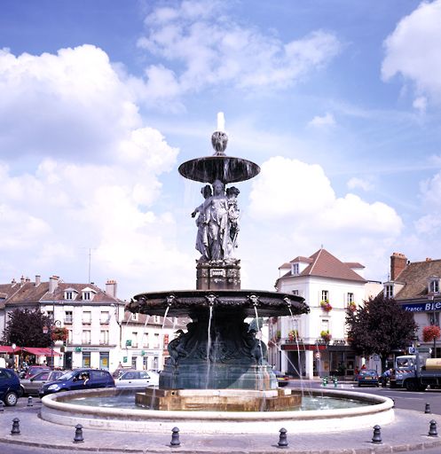 fontaine monumentale : les Trois Fleuves