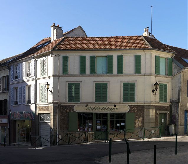 maison, actuellement bibliothèque, 2 rue de l' Hautil