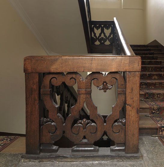 rampe d'appui, escalier du Cabinet des Médailles de l'abbaye Sainte-Geneviève actuellement Lycée Henri IV (non étudié)