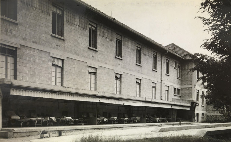 sanatorium de Champrosay, puis sanatorium Joffre, puis hôpital Joffre, actuellement hôpital Joffre-Dupuytren