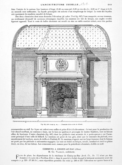 ensemble de 2 cheminées