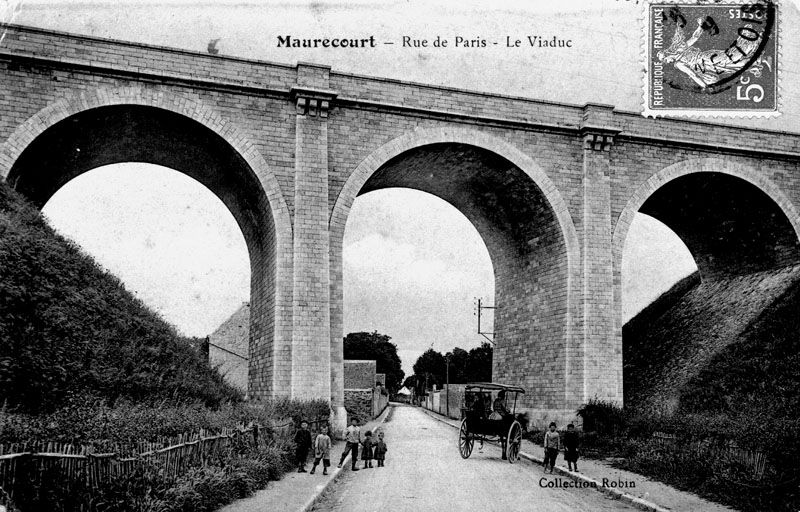 voie ferrée de la ligne Argenteuil-Mantes