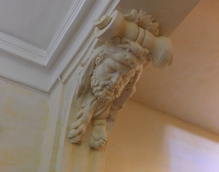 rampe d'appui, escalier de l' hôtel de Richelieu (non étudié)