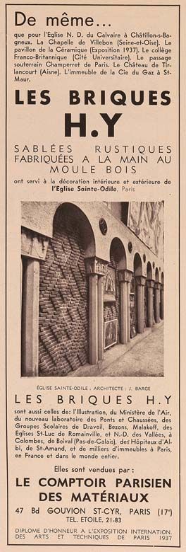 Architectures de brique en Ile-de-France